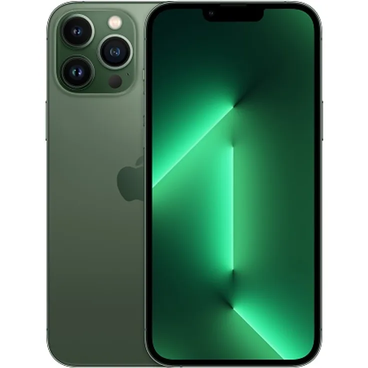 Apple iPhone 13 Pro Max 5G Smartphone 17cm (6,7 Zoll) Super Retina XDR Display mit ProMotion, 128GB interner Speicher, iOS 15, Alpine Green (MNCY3ZD/A)