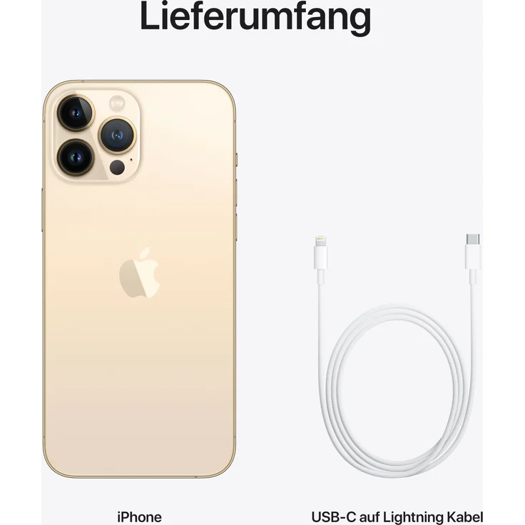 Apple iPhone 13 Pro Max 5G Smartphone 17cm (6,7 Zoll) Super Retina XDR Display mit ProMotion, 1TB interner Speicher, iOS 15, Gold – Bild 9