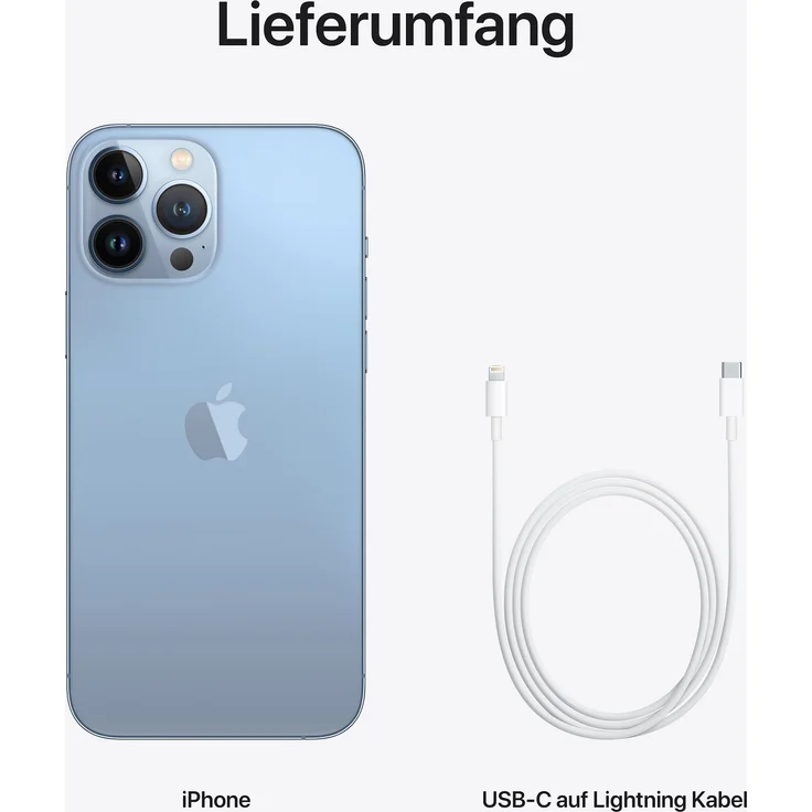 Apple iPhone 13 Pro Max 5G Smartphone 17cm (6,7 Zoll) Super Retina XDR Display mit ProMotion, 256GB interner Speicher, iOS 15, Sierra Blue – Bild 9