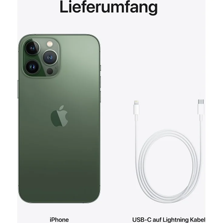 Apple iPhone 13 Pro Max 5G Smartphone 17cm (6,7 Zoll) Super Retina XDR Display mit ProMotion, 128GB interner Speicher, iOS 15, Alpine Green (MNCY3ZD/A) – Bild 9