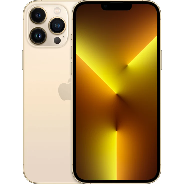 Apple iPhone 13 Pro Max 5G Smartphone 17cm (6,7 Zoll) Super Retina XDR Display mit ProMotion, 1TB interner Speicher, iOS 15, Gold – Bild 1