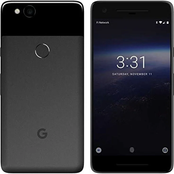 Google Pixel 2 Smartphone 12,7cm Pixel (5 Zoll) AMOLED-Display, 64GB interner Speicher, 4GB RAM, Android, Schwarz – Bild 2