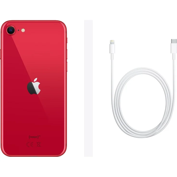 Apple iPhone SE 2020 (2. Generation) Smartphone 11,94cm (4,7 Zoll) IPS-Display, 128GB interner Speicher, Dual-SIM, iOS, (PRODUCT)RED – Bild 7