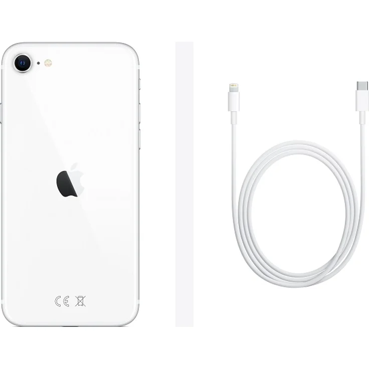 Apple iPhone SE 2020 (2. Generation) Smartphone 11,94cm (4,7 Zoll) IPS-Display, 128GB interner Speicher, Dual-SIM, iOS, Weiß – Bild 7