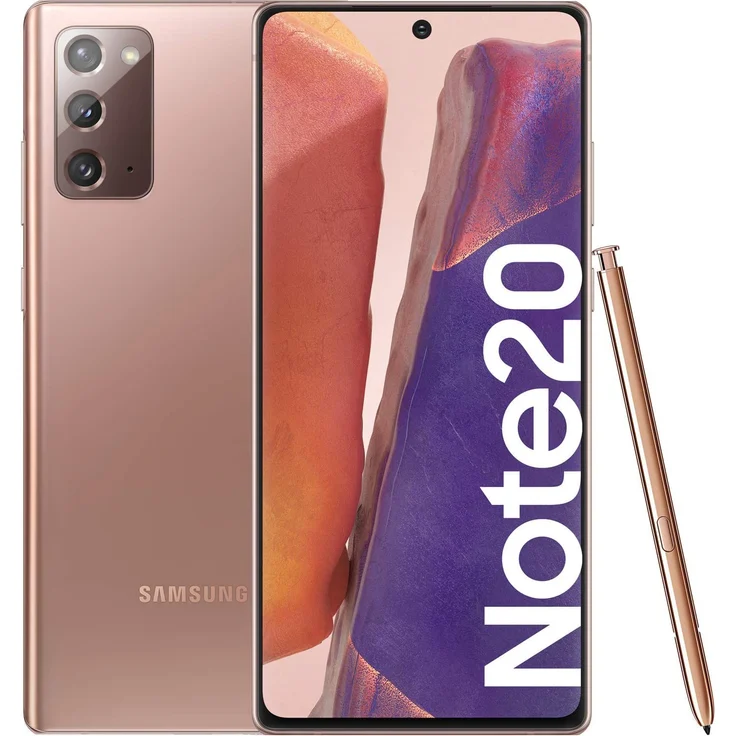Samsung Galaxy Note 20 Smartphone 17,02cm (6,7 Zoll) AMOLED-Display, 256GB interner Speicher, 8GB RAM, Dual-SIM, Android, Mystic Bronze – Bild 1