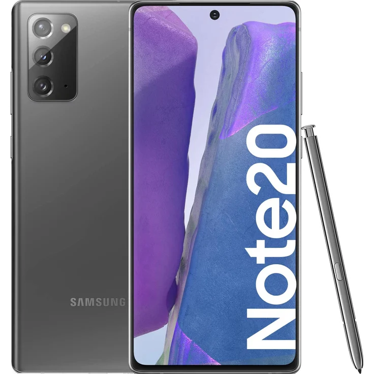Samsung Galaxy Note 20 Smartphone 17,02cm (6,7 Zoll) AMOLED-Display, 256GB interner Speicher, 8GB RAM, Dual-SIM, Android, Mystic Gray – Bild 1