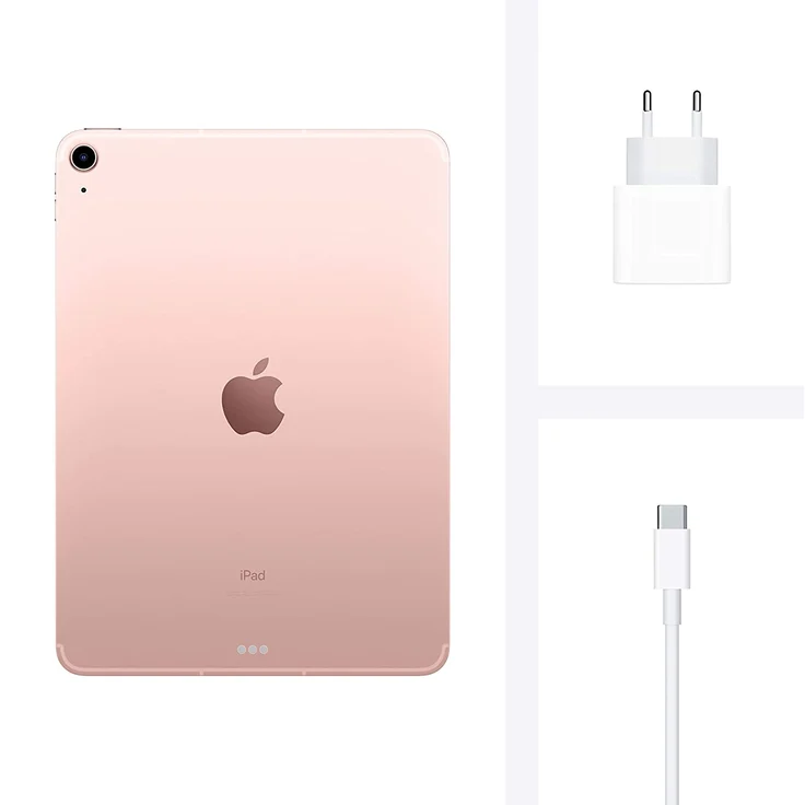 Apple iPad Air (2020) Quad-HD-Auflösung 10,9 Zoll, WiFi-Tablet, Hexa-Core, 256 GBSpeicher, iPadOS, RoséGold (MYFX2FD/A) – Bild 4