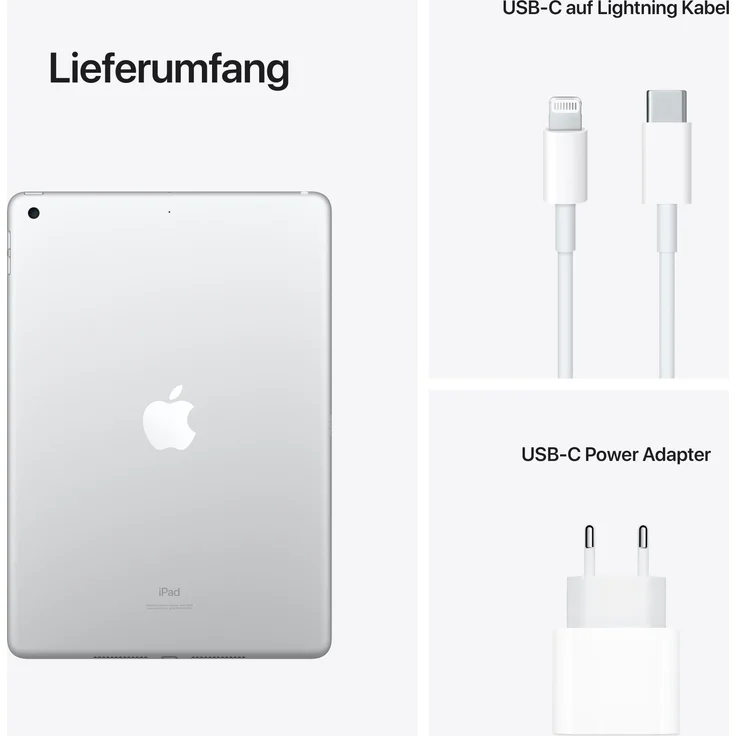 Apple iPad (2021) Quad-HD Auflösung 10,2 Zoll, WiFi-Tablet, Apple A13 Bionic Chip, 64 GB Speicher, iPadOS, Silber (MK2L3FD/A) – Bild 8