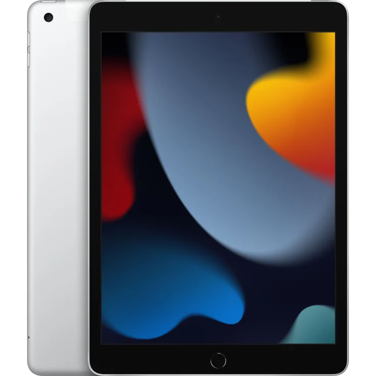 Apple iPad (2021) Quad-HD Auflösung 10,2 Zoll, LTE-Tablet, Apple A13 Bionic Chip, 64 GB Speicher, iPadOS, Silber (MK493FD/A) – Bild 1