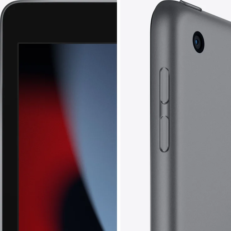 Apple iPad (2021) Quad-HD Auflösung 10,2 Zoll, WiFi-Tablet, Apple A13 Bionic Chip, 64 GB Speicher, iPadOS, Space Grau (MK2K3FD/A) – Bild 3