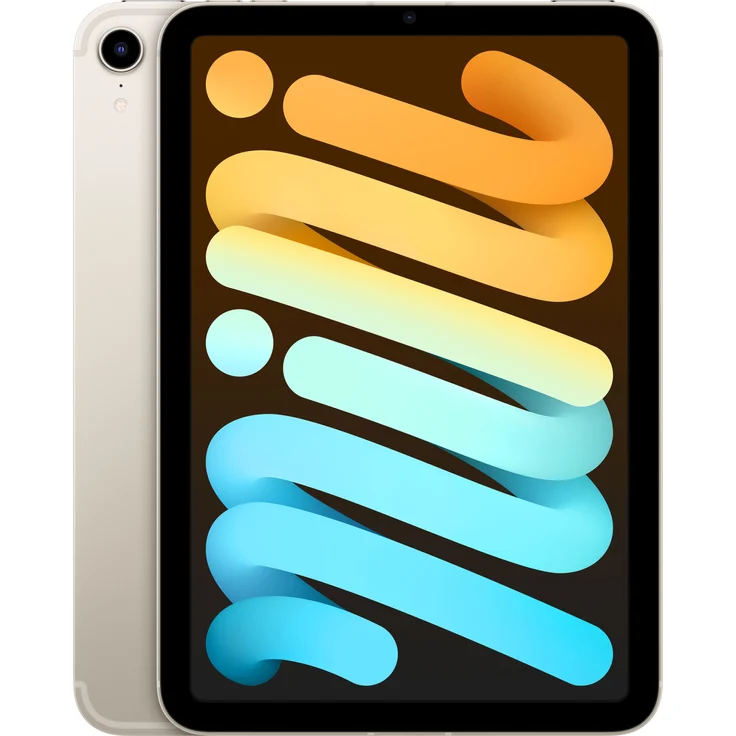 Apple iPad mini (2021) WiFi Quad-HD-Auflösung 8,3 Zoll, LTE-Tablet, Hexa-Core A15 Bionic Chip, 256 GB Speicher, iPadOS, Polarstern (MK8H3FD/A) – Bild 1
