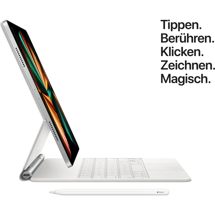 Apple iPad Pro (2021) Quad-HD-Auflösung 12,9 Zoll, WiFi-Tablet, Apple M1 Chip, 128 GB Speicher, iPadOS, Silber (MHNG3FD/A) – Bild 8