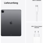 Apple iPad Pro (2021) Quad-HD-Auflösung 12,9 Zoll, 5G-Tablet, Apple M1 Chip, 2000 GB Speicher, iPadOS, Space Grey (MHRD3FD/A)