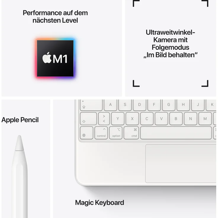 Apple iPad Pro (2021) Quad-HD-Auflösung 11 Zoll, WiFi-Tablet, Apple M1 Chip, 2000 GB Speicher, iPadOS, Space Grey (MHR23FD/A) - Preisvergleich – Bild 6