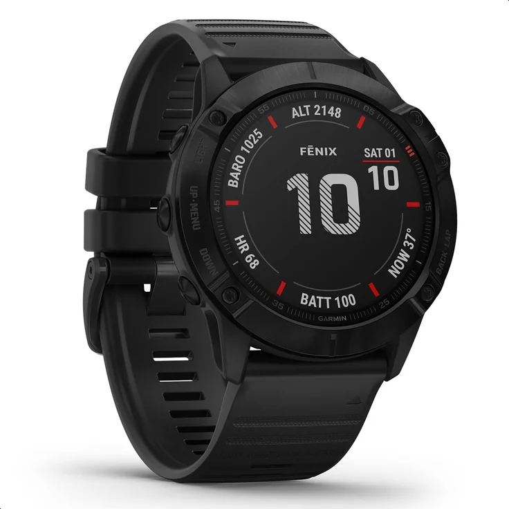 Garmin fēnix 6X Pro Smartwatch GPS, Unisex, 51mm, Kunststoffgehäuse, Schwarz – Bild 1