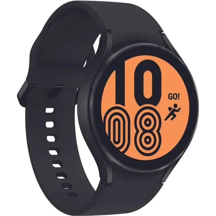 Samsung Galaxy Watch4 LTE Smartwatch Unisex, 44mm, Aluminiumgehäuse, Black – Bild 1