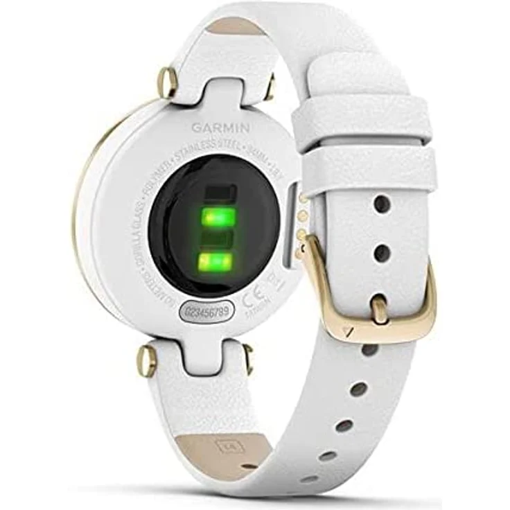 Garmin Lily Classic GPS, Damen, Kunststoffgehäuse, Lederarmband, Weiß/Gold (010-02384-B3) - Preisvergleich – Bild 5
