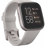 Fitbit Versa 2 Smartwatch Unisex, Einheitsgröße, Aluminiumgehäuse, Steingrau/Nebelgrau