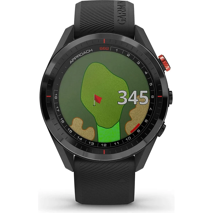 Garmin Approach S62 Smartwatch Golf-Uhr GPS, Unisex, 47mm, Keramiklünette, Schwarz/Schwarz (010-02200-00) – Bild 6