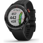 Garmin Approach S62 Smartwatch Golf-Uhr GPS, Unisex, 47mm, Keramiklünette, Schwarz/Schwarz (010-02200-00)
