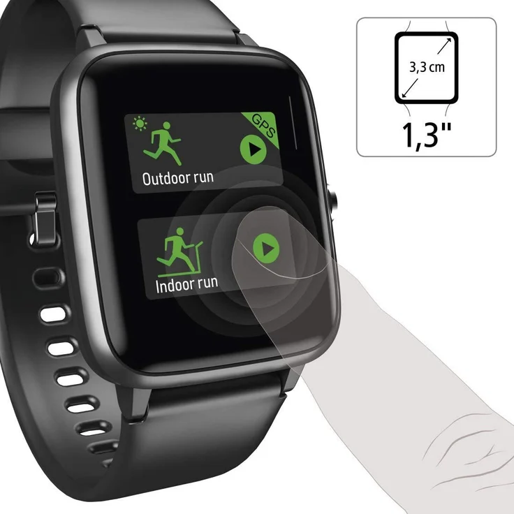 Hama Fit Watch 5910 Smartwatch GPS, Unisex, Einheitsgröße, Black – Bild 3