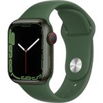 Apple Watch Series 7 Smartwatch GPS + Cellular, 41mm, Aluminiumgehäuse Grün, Sportarmband Klee