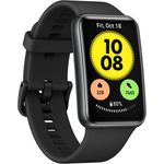 Huawei Watch Fit new Smartwatch GPS, Unisex, 46 x 30 mm, Silikonarmband, Graphite Black