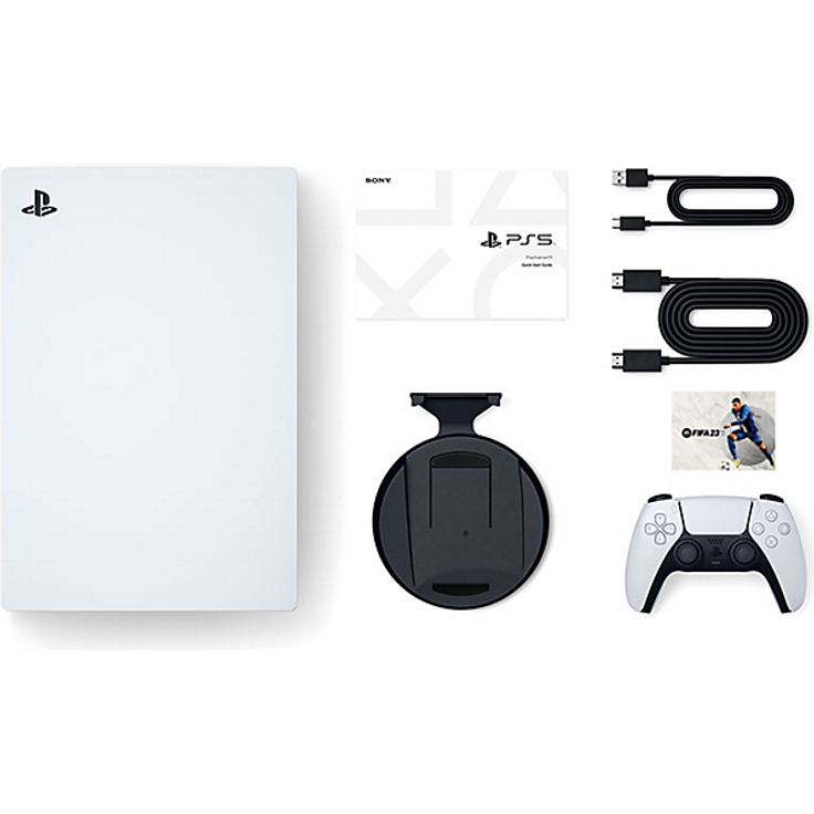 Sony PlayStation 5 Digital Edition 825 GB + FIFA 23 – Bild 2