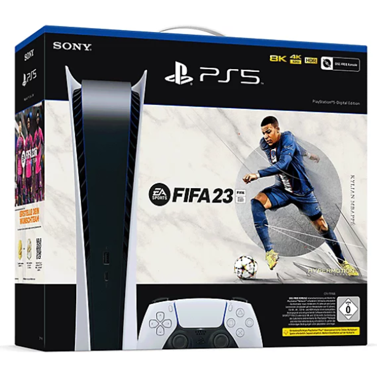 Sony PlayStation 5 Digital Edition 825 GB + FIFA 23