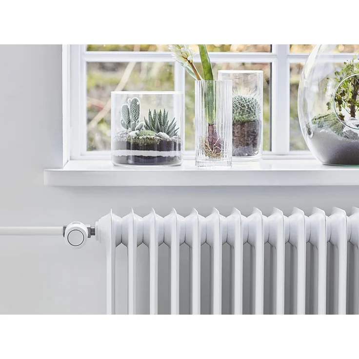 Danfoss Ally Heizkörperthermostat, Präzises, smartes Digital-Thermostat, kompatibel mit Amazon Alexa, Google Assistant & Zigbee, App- & Sprachsteuerung - Smarthome-Geräte, Gateway erforderlich, weiß (014G2460) – Bild 3