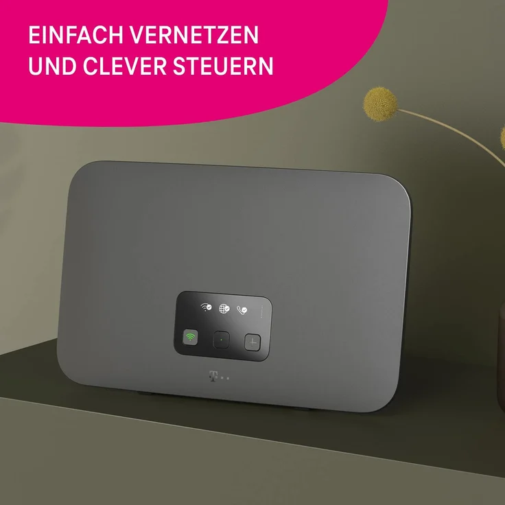 Telekom Speedport Smart 4, Wi-Fi 6 mit bis zu 6000 Mbit/s, WLAN-Mesh-Technologie & Magenta SmartHome Basis integriert, Schwarz – Bild 8