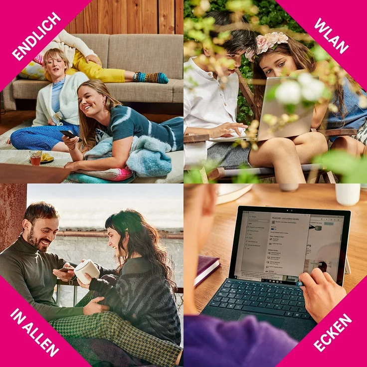 Telekom Speed Home WLAN Repeater bis 4,8 Gbit/s Wi-Fi 6 Mesh LAN Schwarz – Bild 4