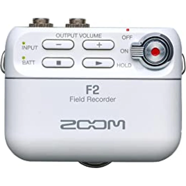 Zoom F2 White Field Recorder und Lavalier Mikrofon – Bild 1