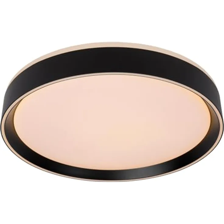 LUCIDE NURIA Deckenleuchte Ø 40 cm LED Dim. 1x24W 2700K 3 StepDim Schwarz
