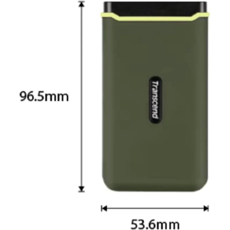 Transcend Externe SSD ESD380C 500GB Portable, USB3.2 Gen2x2, Type-C – Bild 3