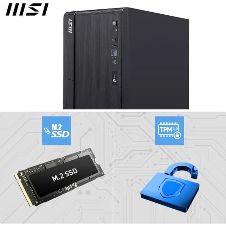 MSI PRO DP180 A14-1274XAT, Business-PC mit leistungsstarkem Prozessor und kompaktem Design – Bild 5