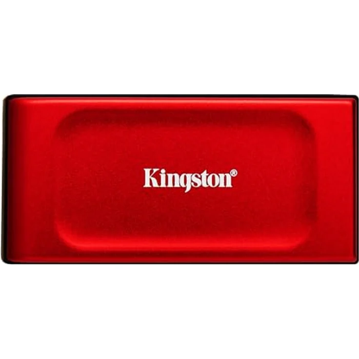Kingston XS1000 1TB External SSD USB 3.2 Gen 2 Portables Laufwerk Rot, Kompakter Formfaktor im Taschenformat, Geschwindigkeiten bis zu 1050MB/s – Bild 2