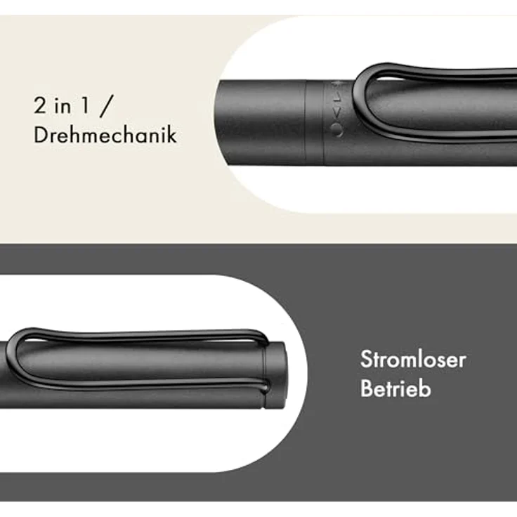 Lamy Stylus Pen Safari Twinpen SPERRFRIST BIS 28.04.2022, Stylus, Schwarz – Bild 4