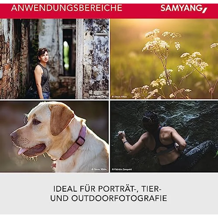 Samyang AF 85mm F1.4 EF - 85mm Festbrennweite Autofokus Vollformat Objektiv für Canon Spiegelreflex DSLR Vollformat und APS-C Kameras mit Canon EF Mount, 77mm Filtergewinde – Bild 6