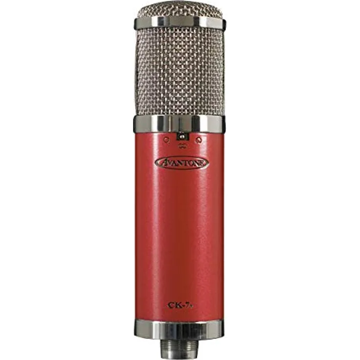 Avantone Pro CK-7+, Großmembran-Multimuster-FET-Kondensatormikrofon für professionelle Studioanwendungen, Cabernet-Rot