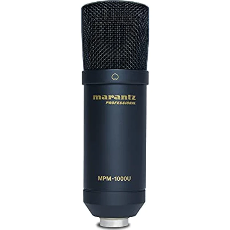 Marantz Professional MPM-1000U - Großmembran USB Kondensator Mikrofon mit Nierencharakteristik für Podcast, Studio, Gaming mit USB-Kabel und Mic Clip – Bild 1
