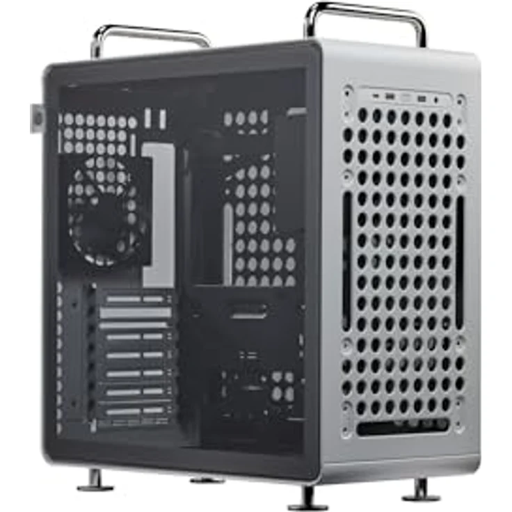 Cooler Master QUBE 540 Moonstone, ATX Tower-Gehäuse mit Tempered Glass, flexibler Layout-Option und Unterstützung für bis zu 360-mm-Flüssigkeitskühlung – Bild 2