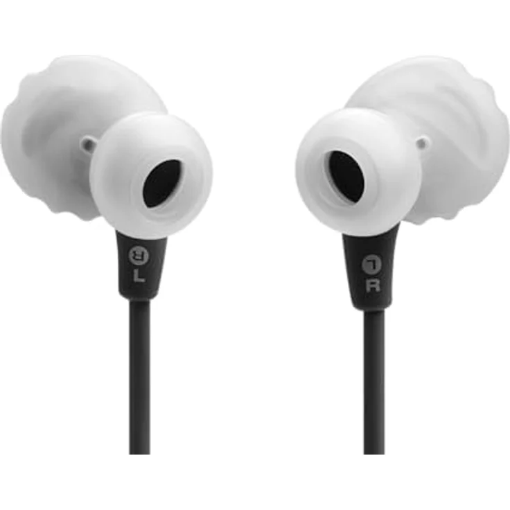 JBL Endurance Run 3, In-Ear Sportkopfhörer mit FlipHook und TwistLock, IP65 wasser-/staubgeschützt, JBL Pure Bass Sound, In-Line-Mikrofon, USB-C, Schwarz/Grau – Bild 2