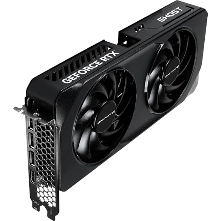 Gainward GeForce RTX 5060 Ghost, Grafikkarte mit 8 GB, Dual-Lüfter-Design, RGB-Beleuchtung, schwarz – Bild 8