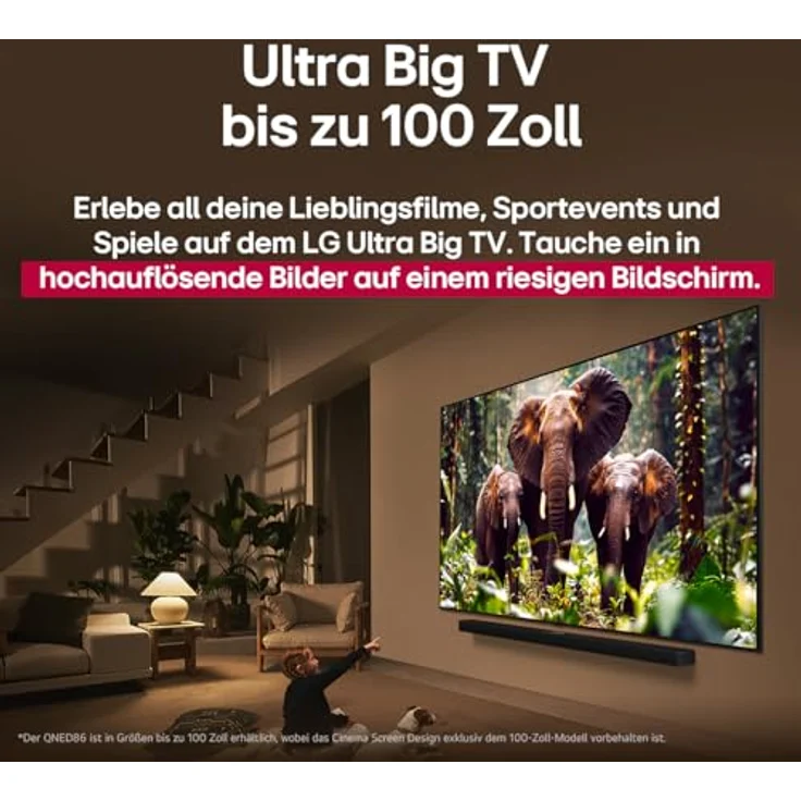 LG QNED evo AI 50QNED86A6C, 50 Zoll QNED 4K Ultra HD Smart TV mit HDR10, HLG, α7 AI-Prozessor und Dolby Vision – Bild 9