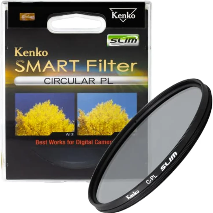 Kenko Smart Circular PL Slim Polarisationsfilter Gehäuse, 77 mm schwarz – Bild 2