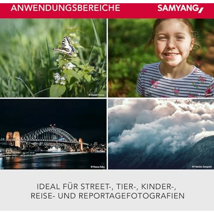 Samyang AF 45 mm F1.8 Sony FE (Tiny but Premium) - Vollformat und APS-C Festbrennweite Autofokus Objektiv Sony E FE E-Mount für Sony A9 A7 A6600 A6500 A6400 A6300 A6000 A5100 A5000 Nex Kamera – Bild 5