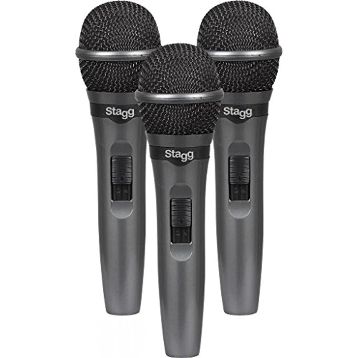 Stagg Live Stage Dynamisches Mikrofon (Set von 3) – Bild 1