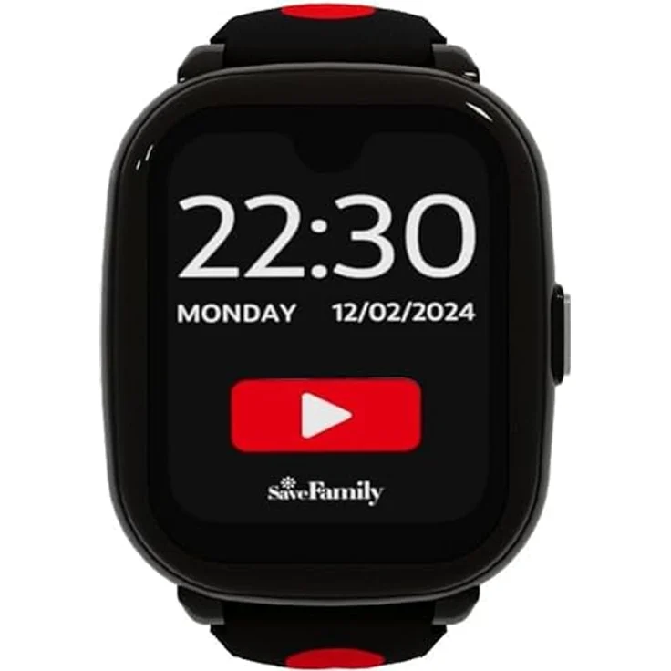 Save Family Iconic Plus 2.0 (4G), Smartwatch mit GPS-Ortung, SOS-Taste, 1,85 Zoll Full HD Display, 8 GB Speicher, in Mintgrün – Bild 2