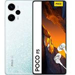 POCO F5 Smartphone + Kopfhörer, 12+256GB Handy ohne Vertrag, 120Hz 6,67'' AMOLED DotDisplay, 64MP OIS Dreifach-Kamera, 5000 mAh, 67W TurboCharge, Dual-SIM, White (DE Version)